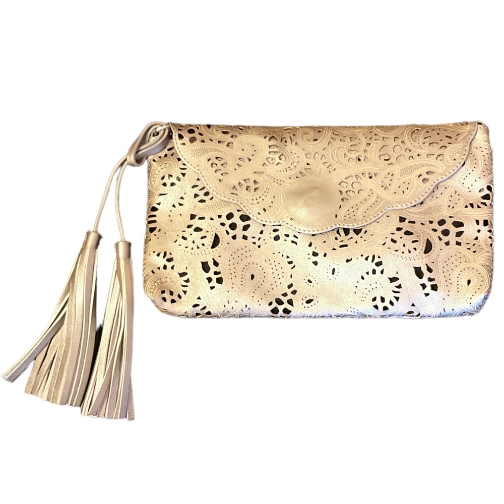 Buco Silver Clutch NWOT